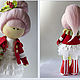 Ноэль. Рождество. Кукла текстильная. Тыквоголовка. Warianta_dolls. Авторские куклы. Ярмарка Мастеров.  Фото №6