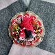 Brooch of fabric in Russian folk style Raven forty. Folk Dolls. vedalora. Online shopping on My Livemaster.  Фото №2