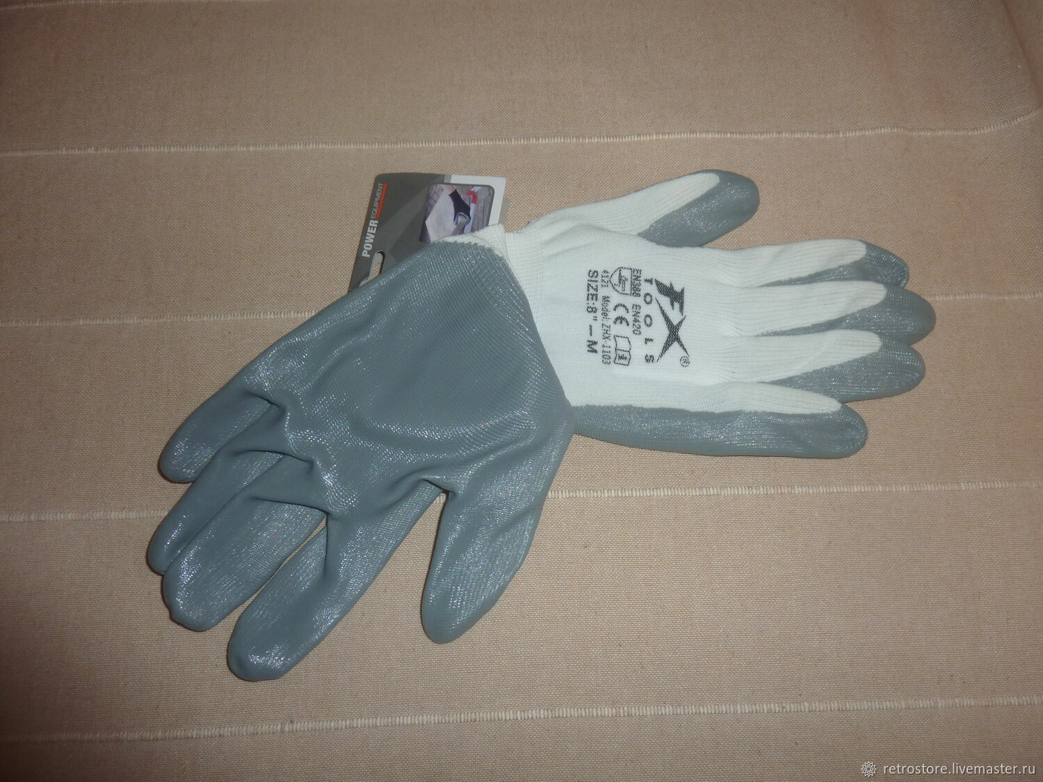 Винтаж: Перчатки рабочие р. М –  онлайн на Ярмарке Мастеров .