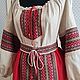 Slavic linen dress with poneva set. Dresses. Kupava - ethno/boho. My Livemaster. Фото №4