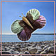Pendant of seashells on a copper chain "butterfly", Pendants, St. Petersburg,  Фото №1