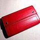 Purse clutch bag red. large purse. Red purse. Wallets. Bags and accessories. Alexandra (SSbagS). My Livemaster. Фото №4