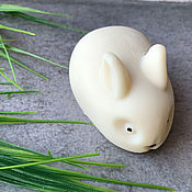 Косметика ручной работы handmade. Livemaster - original item Natural soap white Rabbit. Handmade.