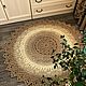 Ковёр ручной работы 3D Грация D1,4. Ковры для дома. Ольга Платонова (hm by olgaplatonova)     (hmbyolgaplatonova). Ярмарка Мастеров.  Фото №4