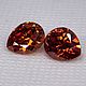 Фианит, Груша (пара), 5.51 ct. Камни. Ingel Gems. Интернет-магазин Ярмарка Мастеров.  Фото №2