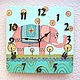 Elephant Wall Clock (large numbers), Watch, Akhtyrsky,  Фото №1