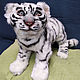 A white tiger cub in the style of still life. Stuffed Toys. Dilara. My Livemaster. Фото №6
