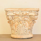 Дача и сад handmade. Livemaster - original item Stand-pedestal part of the column concrete Provence, under the flowers. Handmade.