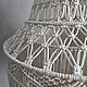 Макраме абажур 60 см из полиэфира. Абажуры и плафоны. katerina_macrame. Ярмарка Мастеров.  Фото №4