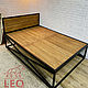 Кровать в стиле лофт LF-469. Кровати. Leo-loft. Ярмарка Мастеров.  Фото №4