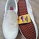 Винтаж: Новые слипоны Vans, перламутр 38,5, стелька 24,5 см. Обувь винтажная. Brend & Vintage. Ярмарка Мастеров.  Фото №4