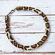 Harness beaded Tiger Python. Necklace. Natalya | Handmade jewelry  |. My Livemaster. Фото №6