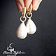 Order Classic earrings: with white Japanese pearls. Kati Jewelery. Livemaster. . Earrings Фото №3