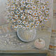 Oil painting 'Chamomile cloud' 40h50 cm. Pictures. kartinanatali. My Livemaster. Фото №6