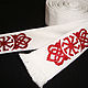 Belt linen with embroidery. Folk decorations. KubanLad. Online shopping on My Livemaster.  Фото №2