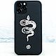 Premium iPhone Metal Snake - кожаный чехол iPhone со змеей, Чехол, Иваново,  Фото №1