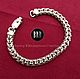 Bracelet 'Ramses' sterling silver 925, Chain bracelet, Penza,  Фото №1