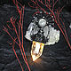 Luminous pendant with citrine and labrador (p-133-03), Pendants, St. Petersburg,  Фото №1