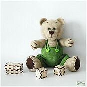 Куклы и игрушки handmade. Livemaster - original item Knitted toys: Bears in pants. Handmade.