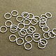 The connecting split ring 8 mm 20 PCs, Accessories for jewelry, Saratov,  Фото №1