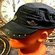 Кепка стимпанк из хлопка "Colonizer steampunk". Кепки. Alxanderrusanov. Интернет-магазин Ярмарка Мастеров.  Фото №2