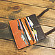 Leather wallet Longer 'Vintage'. Wallets. G.L.A.D.. My Livemaster. Фото №5