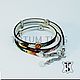 Designer leather bracelet ...for Her Art:18000010. Bead bracelet. totum-tuus. Online shopping on My Livemaster.  Фото №2