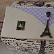 Caskets: Bureau Letters to Paris. Box. FavoriteStitch. My Livemaster. Фото №6