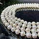 Long beads for women made of pearls large white pearls. Beads2. naturalkavni. My Livemaster. Фото №4