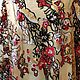 Заказать Вышивка на сетке. Elie Saab2. Ткани, аппликации. Инесса (MMonro). Ярмарка Мастеров. . Ткани Фото №3