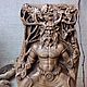 Kernunn, Wooden statuette, Celtic god made of wood. Figurines. Dubrovich Art. Интернет-магазин Ярмарка Мастеров.  Фото №2