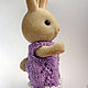 Order Lavender knitted outfit Calico critters. WhiteRacoon's handcrafts. Livemaster. . Clothes for dolls Фото №3