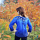 Felted Jumper Frosty Patterns Blue. Jumpers. studiya. My Livemaster. Фото №4