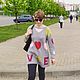 Tunic with hearts. Tunics. Knitted Things For All (matronka). Online shopping on My Livemaster.  Фото №2