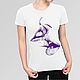 T-shirt cotton ' Space Kiss'. T-shirts and undershirts for men. Dreamshirts. Online shopping on My Livemaster.  Фото №2