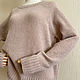Заказать Джемпер "Пудра" с альпакой беби. FAVORITE KNITWEAR (Наталья). Ярмарка Мастеров. . Джемперы Фото №3