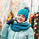 Вязаный  комплект. Шапка и снуд, Комплекты головных уборов, Ступино,  Фото №1