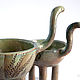 Vases on legs 'Dino', Pots1, Severobaikalsk,  Фото №1