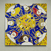 Картины и панно handmade. Livemaster - original item Sleeping under the sun, painting acrylic. Handmade.