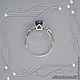 Order Ring Lavender with CUBIC Zirconia (925 sterling silver). MaksimJewelryStudio. Livemaster. . Rings Фото №3
