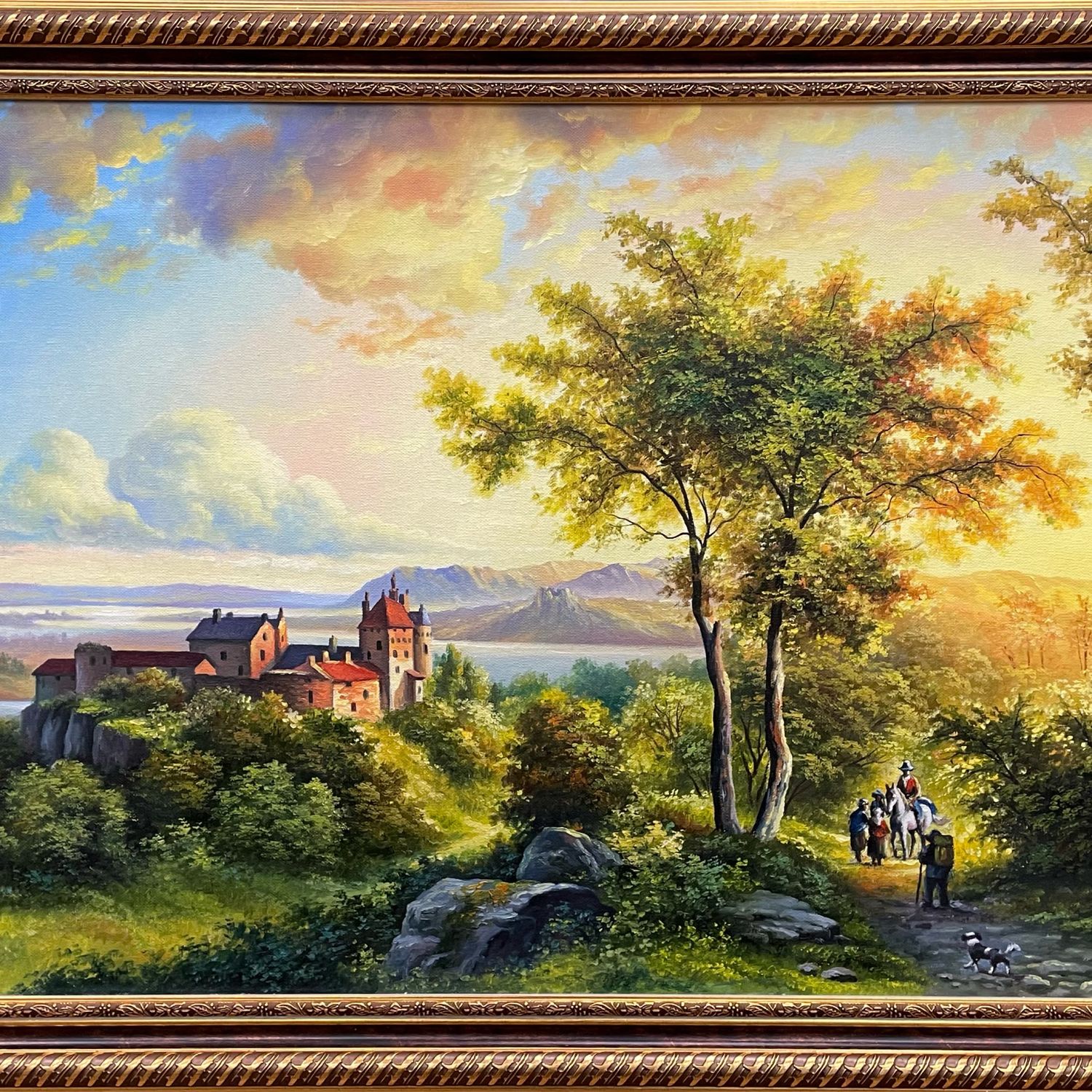 Картина  «Пейзаж с замком» 60х90, Картины, Москва,  Фото №1