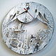 Wall clock White nights of St. Petersburg. Watch. Original wall clocks. My Livemaster. Фото №4
