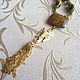 Order Necklace with pendant 'Savannah' (tiger's eye, shell, Jasper, calcite). Pani Kratova (panikratova). Livemaster. . Necklace Фото №3