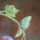 "Grapes after the rain and a butterfly". Pictures. Artist Iuliia Kravchenko (realism-painting). My Livemaster. Фото №4