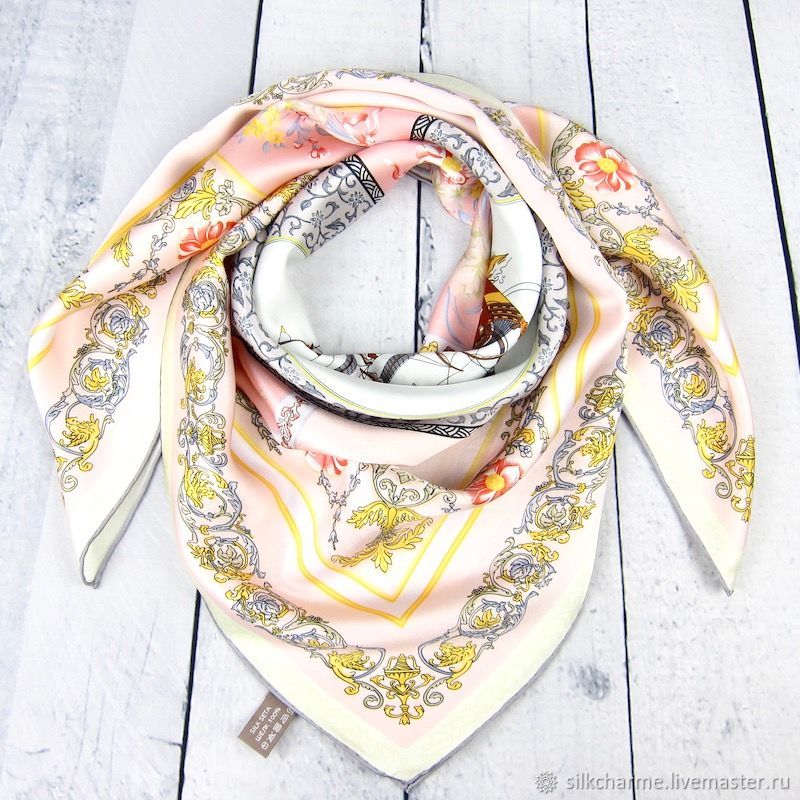 шелковый шарм платки