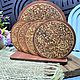 Заказать Набор подставок под горячее. Лазерный кот. Ярмарка Мастеров. . Подставка под горячее Фото №3