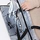 Прозрачная сумка-шоппер на молнии. Классическая сумка. SEANNA аксессуары (АННА СЕРДЮКОВА). Ярмарка Мастеров.  Фото №5