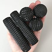 Косметика ручной работы handmade. Livemaster - original item Massagers from jet. Handmade.