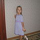 Детское платье "Сирень". . Маленькая модница. Интернет-магазин Ярмарка Мастеров.  Фото №2