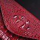 Клатч женский из кожи крокодила IMA0796H1. Клатчи. CrocShop товары из экзотической кожи. Ярмарка Мастеров.  Фото №10
